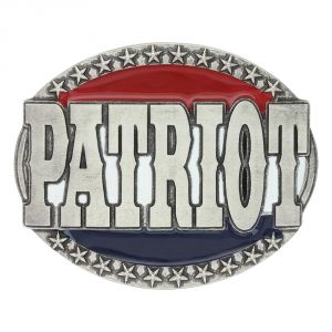 Montana Silversmiths Red, White & Blue Patriot Attitude Buckle (A669)